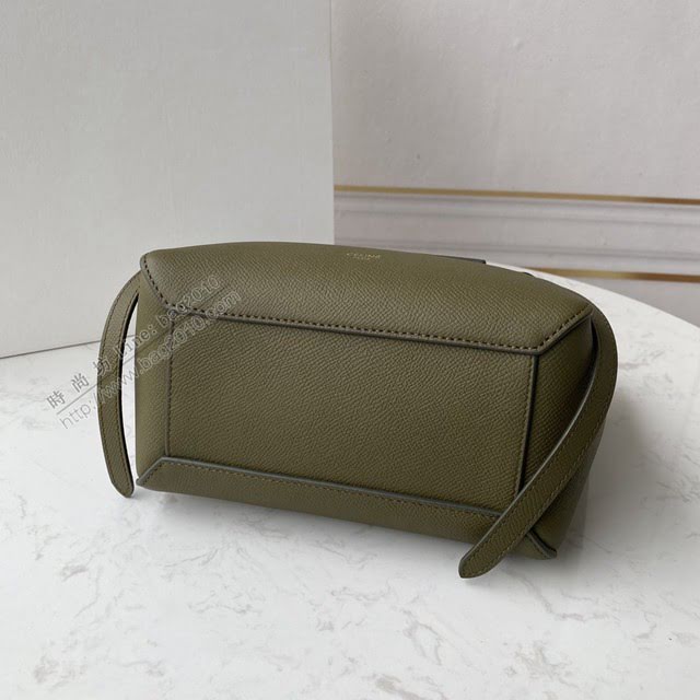 Celine女包 賽琳經典款中號女包 Celine belt bag 掌紋牛皮鯰魚包 189153  slyd2202
